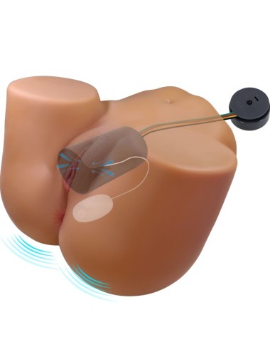 CRAZY BULL - WENDY REALISTISCHER WEIBLICHER PO-VIBRATOR UND SAUGER MIT TON 11 KG