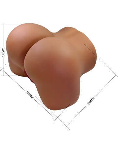 CRAZY BULL - WENDY REALISTISCHER WEIBLICHER PO-VIBRATOR UND SAUGER MIT TON 11 KG