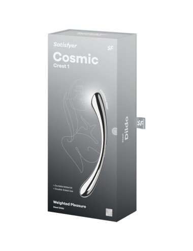 SATISFYER - COSMIC CREST 1 DOPPELDILDO AUS EDELSTAHL