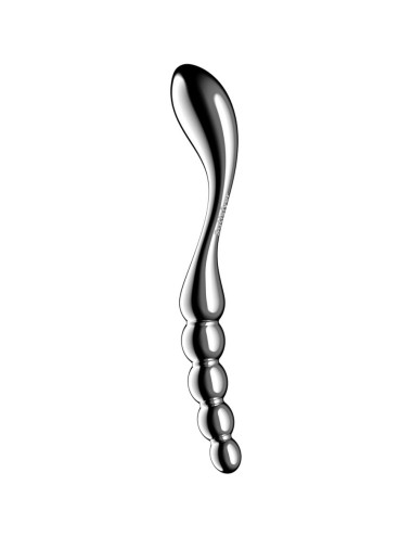 SATISFYER - STAR FORCE 1 DOPPELDILDO AUS EDELSTAHL