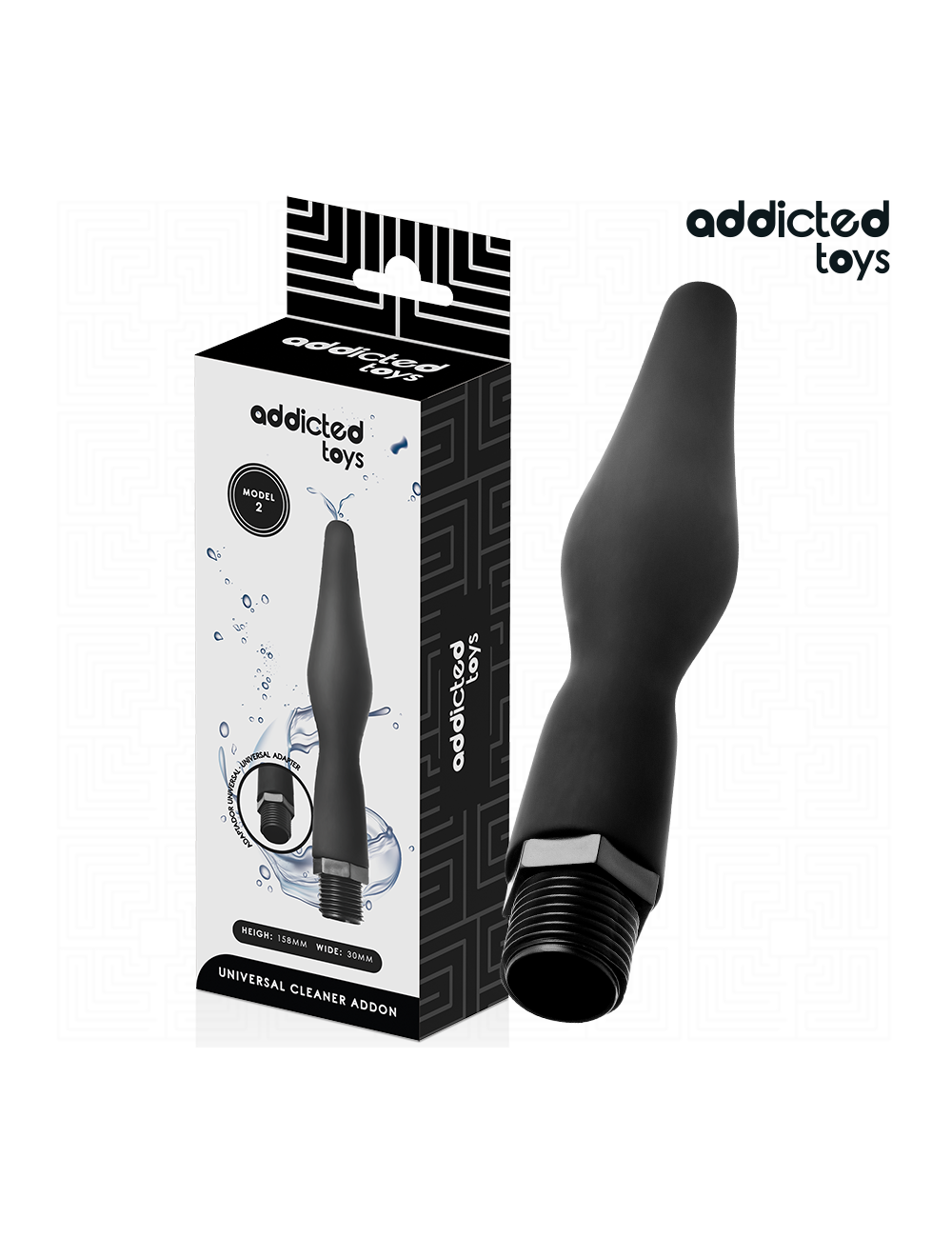 ADDICTED TOYS - ANAL CLEANER MIT UNIVERSALADAPTER MODELL 2