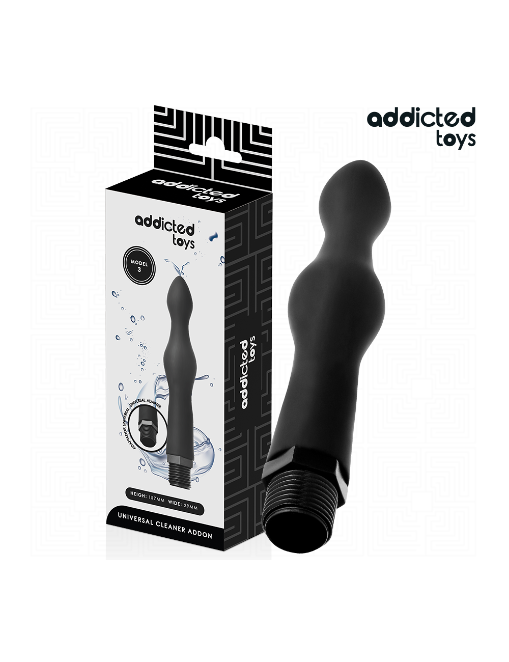 ADDICTED TOYS - ANAL CLEANER MIT UNIVERSALADAPTER MODELL 3
