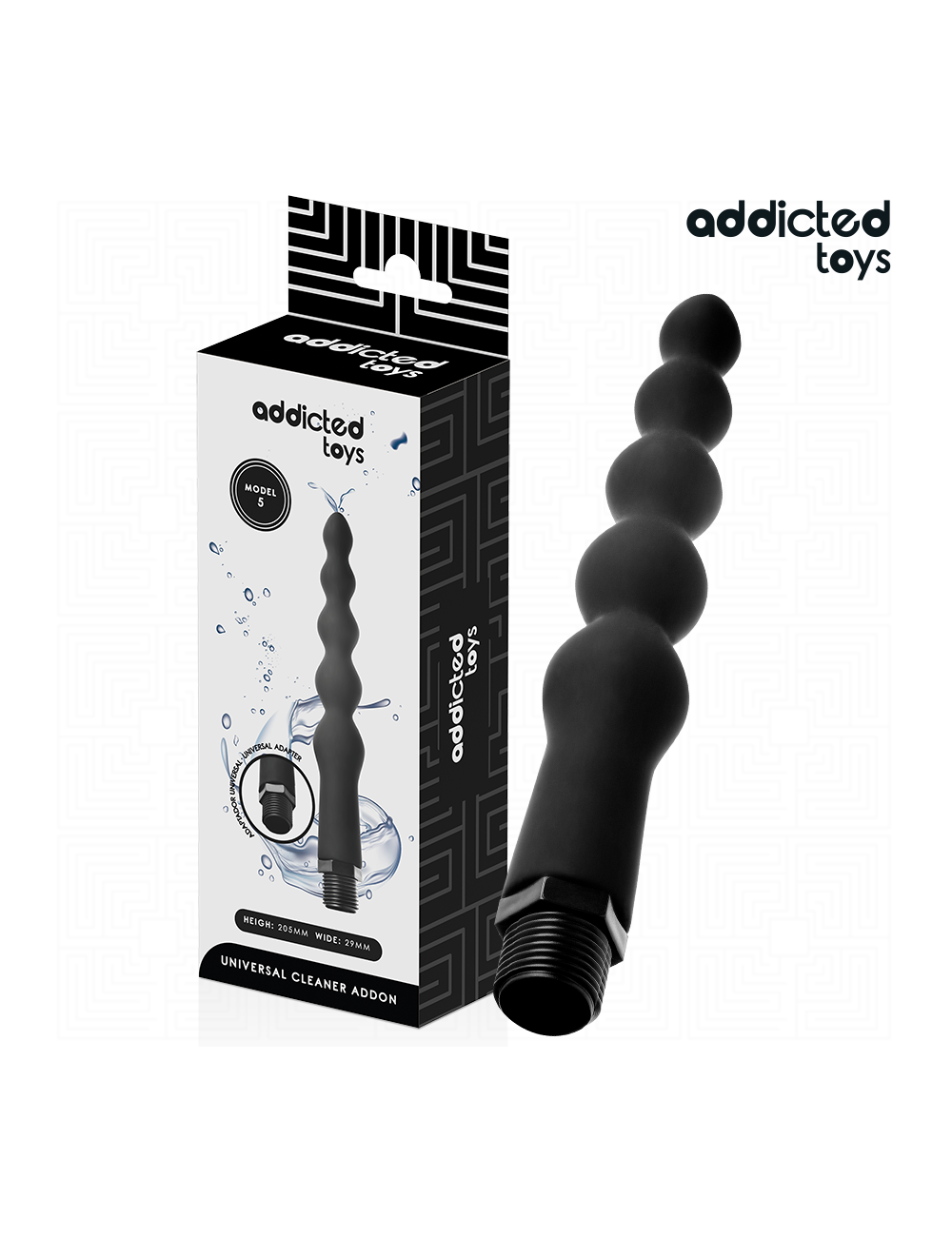 ADDICTED TOYS - ANAL CLEANER MIT UNIVERSALADAPTER MODELL 5
