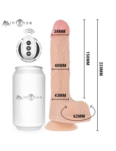 MR INTENSE - BROSNAN REALISTISCHER PENIS MIT FERNBEDIENUNG 22 CM -O- 4 CM