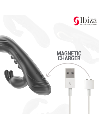 IBIZA - VIBRIERENDES RABBIT MIT PULSATION