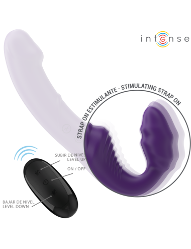 INTENSE - JILL DOPPELVIBRATOR 20 CM LILA FERNBEDIENUNG