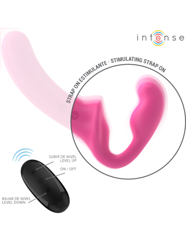 INTENSE - AMY DOPPELVIBRATOR 20 CM ROSA FERNBEDIENUNG