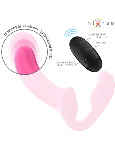 INTENSE - AMY DOPPELVIBRATOR 20 CM ROSA FERNBEDIENUNG