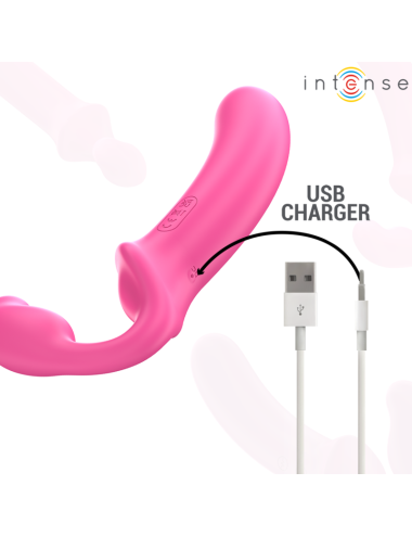 INTENSE - AMY DOPPELVIBRATOR 20 CM ROSA FERNBEDIENUNG