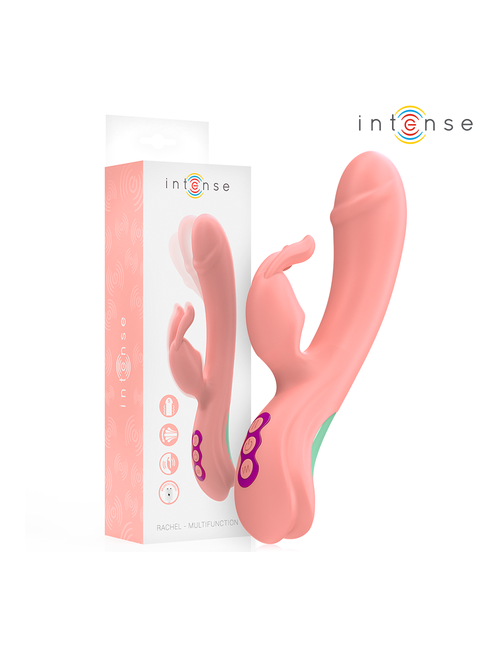 INTENSE - RACHEL RABBIT VIBRATOR 5 VIBRATIONEN ROSA