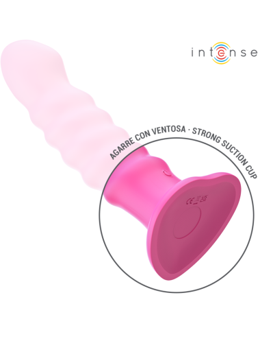 INTENSE - CINDY VIBRATOR GRÖSSE L SPIRALENDESIGN 10 VIBRATIONEN ROSA FERNBEDIENUNG