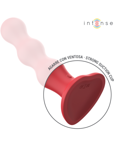 INTENSE - CODY VIBRATOR MIT SAUGNÄPFEN ROTE FERNBEDIENUNG