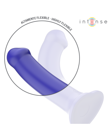 INTENSE - VICTORIA VIBRATOR MIT SAUGNAPF 10 VIBRATIONEN DUNKELBLAU FERNBEDIENUNG