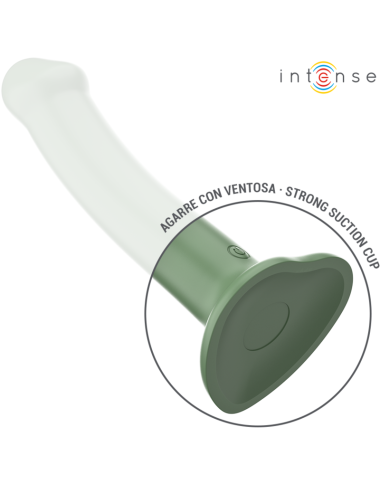 INTENSE - BECCA VIBRATOR MIT SAUGNAPF 10 VIBRATIONEN GRÜNE FERNBEDIENUNG