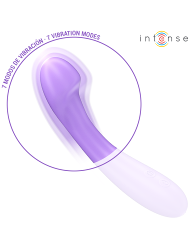INTENSE - BECKY VIBRATOR 19 CM HEIZBAR 7 VIBRATIONEN LILA