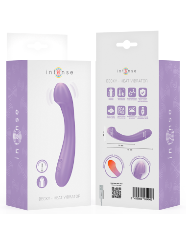 INTENSE - BECKY VIBRATOR 19 CM HEIZBAR 7 VIBRATIONEN LILA