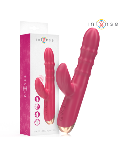 INTENSE - CHLOE MULTIFUNKTIONSVIBRATOR 3 IN 1 ROT