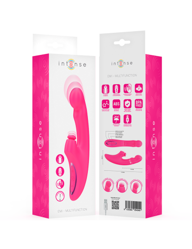 INTENSE - EMI VIBRATOR 13,5 CM MULTIFUNKTION 3 IN 1 10 VIBRATIONEN ROSA