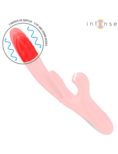 INTENSE - KAROL MULTIFUNKTIONSVIBRATOR STOSS & STIMULATION & STIMULIERENDE WELLEN ROT