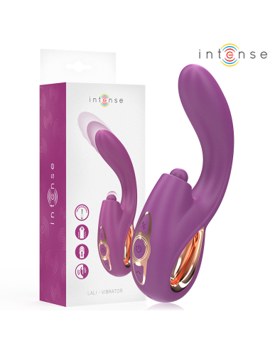 INTENSE - LALI MULTIFUNKTIONS-G-PUNKT-VIBRATOR TAPPING & STOSS & VIBRATION LILA