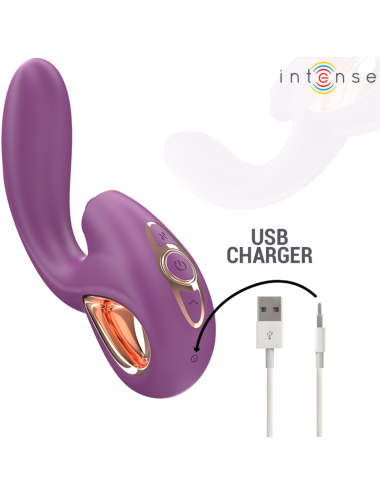 INTENSE - LALI MULTIFUNKTIONS-G-PUNKT-VIBRATOR TAPPING & STOSS & VIBRATION LILA
