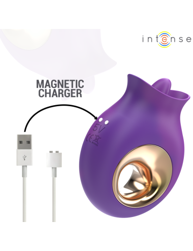 INTENSE - TULI KLITORISSTIMULATOR 9 VIBRATIONEN & 9 OSZILLATIONEN LILA
