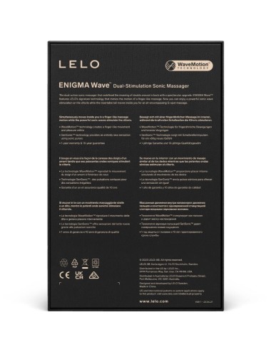 LELO - ENIGMA WAVE DREIFACH-VIBRATIONSMASSAGEGERÄT SCHWARZ