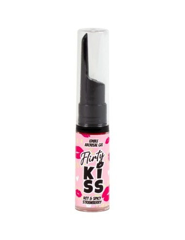 SECRETPLAY - FLIRTY KISS GELS MIT ORALEN SEX-EFFEKTEN ERDBEERE & MINZE 2 x 8 GR