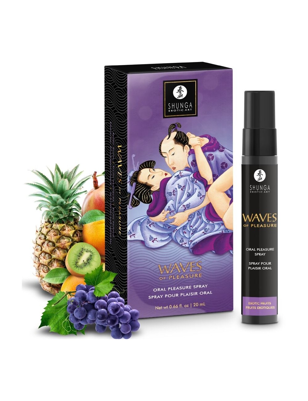SHUNGA - WAVES LUSTIGES SPRAY ZUM ORALEN VERFÜHRERISCHER EXOTISCHER FRÜCHTE 20 ML