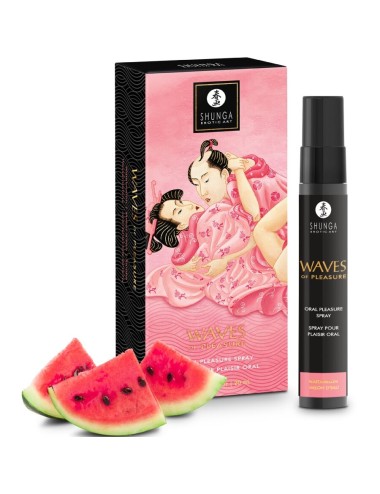 SHUNGA - WAVES PLEASURE SPRAY ORAL SEXUCTIVE WATERMELON 20 ML