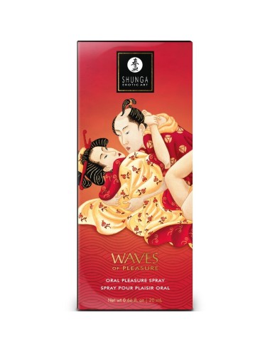 SHUNGA - WAVES PLEASURE SPRAY ORAL SEXUCTIVE ERDBEERE 20 ML