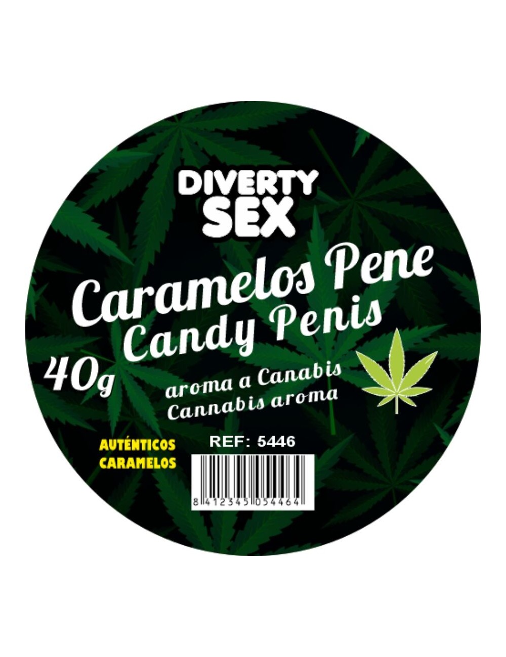 DIABLO GOLOSO - 20 PENIS-SÜßIGKEITEN CANNABIS-AROMA