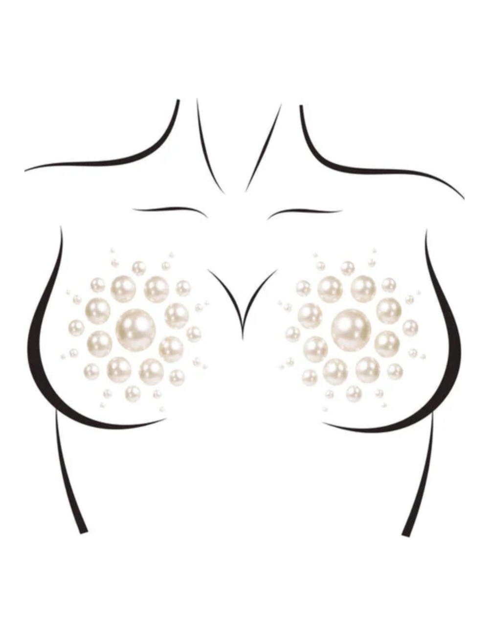 LEG AVENUE - ISLA KLEBEBRUCH-NIPPENABDECKUNGEN