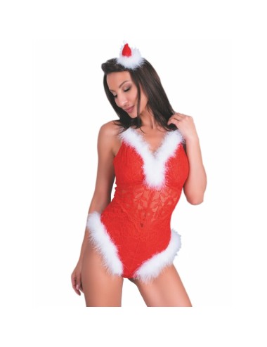 LIVCO CORSETTI FASHION - NAUGHTY SANTA LC 90706 WEIHNACHTSBODY S/M