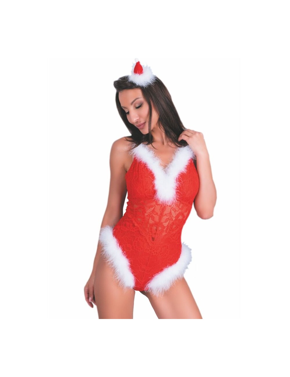 LIVCO CORSETTI FASHION – NAUGHTY SANTA LC 90706 WEIHNACHTSBODY L/XL