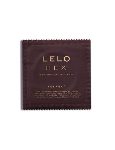 LELO HEX CONDOMS RESPECT XL 3 PACK