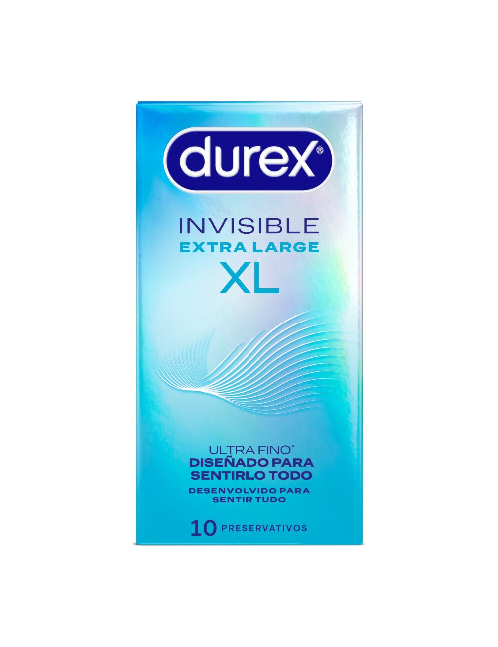 DUREX - UNSICHTBARE KONDOME XL 10 EINHEITEN