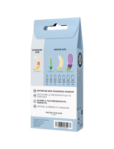 MISTER SIZE - TESTSET MIT 3 KONDOMEN IN VERSCHIEDENEN GRÖSSEN + MASSBAND