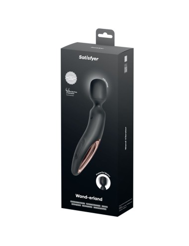 SATISFYER - WAND ERLAND VIBRIERENDES MASSAGER SCHWARZ