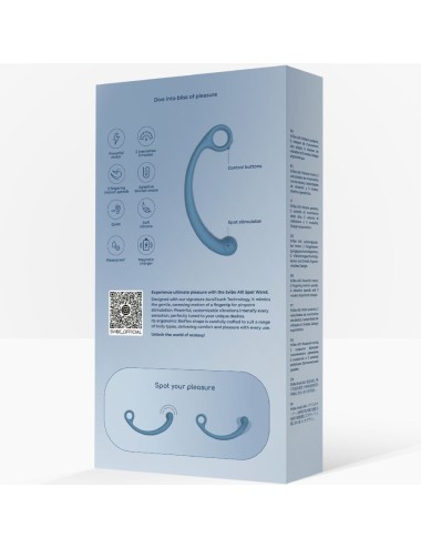 SNAIL VIBE - AXI VIBRIERENDER MASSAGESTAB BLAU