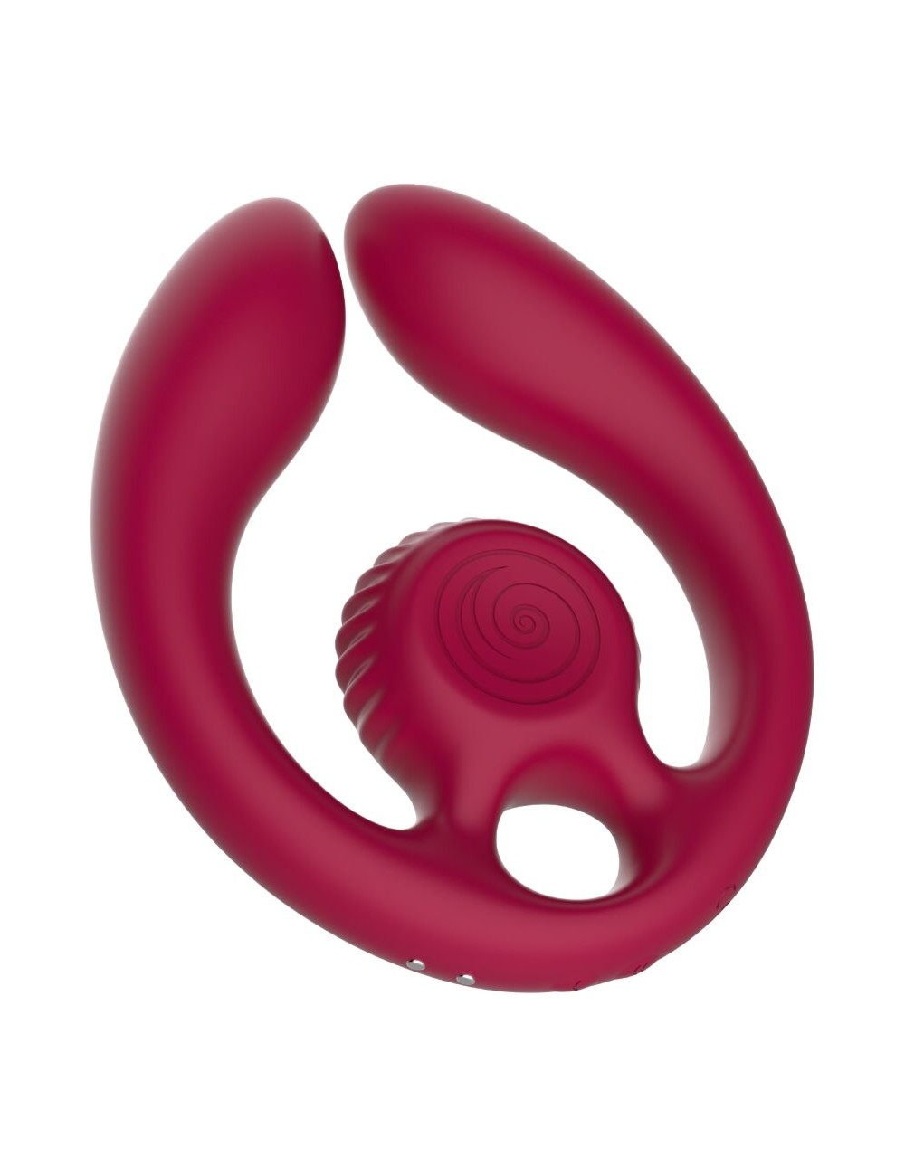 SNAIL VIBE - GIZI DUO PAARSTIMULATOR FERNBEDIENUNG BURGUND
