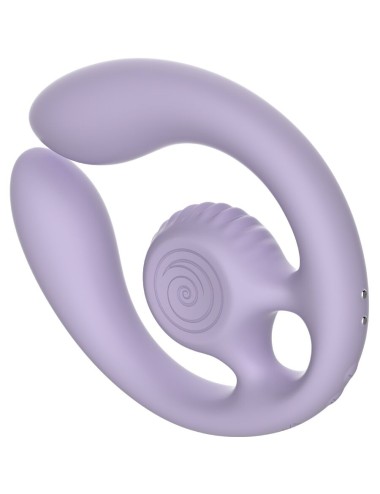 SNAIL VIBE - GIZI DUO PAARSTIMULATOR FERNBEDIENUNG LILA