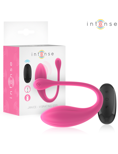 INTENSE - JANICE U VIBRATOR DOPPELSTIMULATION 10 VIBRATIONEN ROSA FERNBEDIENUNG