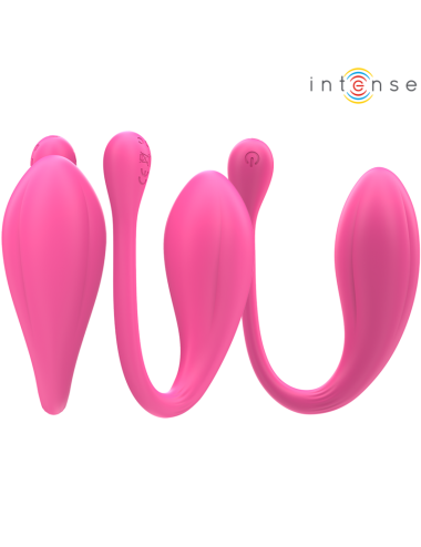 INTENSE - JANICE U VIBRATOR DOPPELSTIMULATION 10 VIBRATIONEN ROSA FERNBEDIENUNG