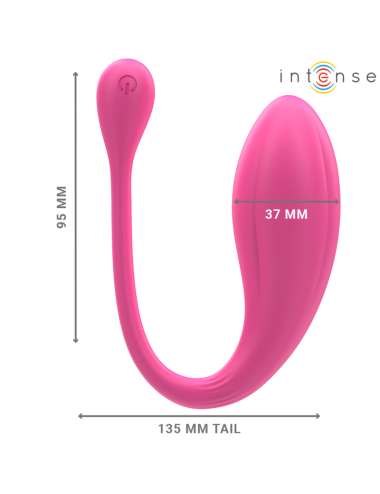 INTENSE - JANICE U VIBRATOR DOPPELSTIMULATION 10 VIBRATIONEN ROSA FERNBEDIENUNG