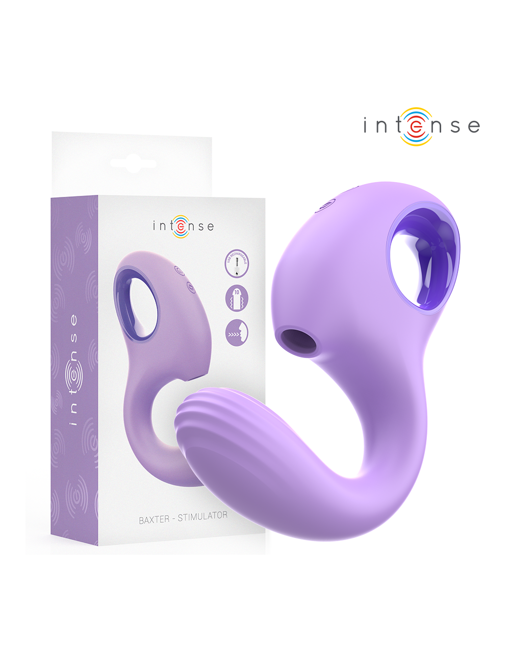 INTENSE - BAXTER VIBRATOR & STIMULATOR VIOLETT