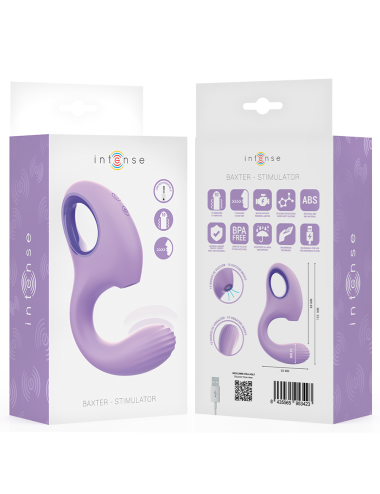INTENSE - BAXTER VIBRATOR & STIMULATOR VIOLETT