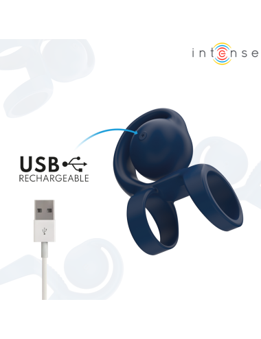 INTENSE - TYSON COCK RING MIT VIBRIERENDER KUGEL Ø 3,2 CM