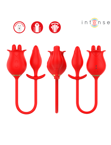 INTENSE - MELANIE DOPPELTER KLITORISSTIMULATOR MIT ZICKZACK-ZUNGE