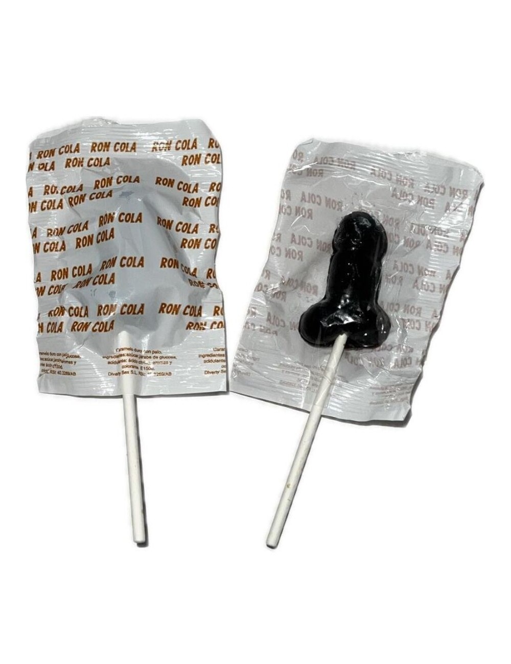 DIABLO GOLOSO - 1 PENIS LOLLIPOP RON COLA GESCHMACK 10 % ALKOHOL